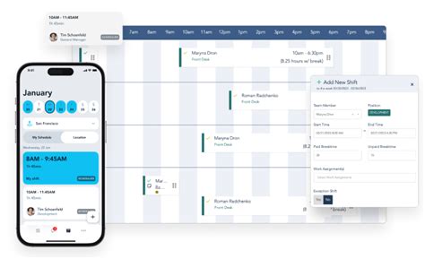 hris mlhuillier|Shift Schedule Page .